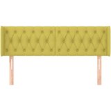  Vzglavje z ušesi zeleno 147x16x78/88 cm blago, (20735892) | Shoptok.si