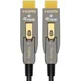 HDMI 2.0 Detachable Type D + A Active Optical Cable, 30m, 4K /60Hz