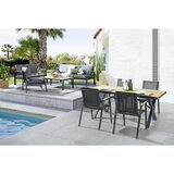 Ambia Garden VRTNA MIZA les, kovina antracit, naravne barve | Shoptok.si