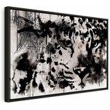  Slika - Cat\'s Look (1 Part) Wide 90x60 U crnom drvenom okviru | shoptok.hr