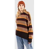 Reflection Stripey Jumper Pulover toffee brown multi stripe