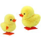  Jumping Chicken Wind-Up Plush Toy Decoration Yellow | shoptok.hr