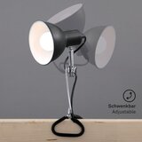 BRILONER 2790-015 - Lampa sa klipsom FIX 1xE14/8W/230V crna/sjajni hrom | Eponuda.com