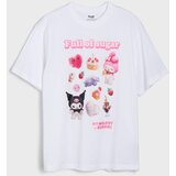Sinsay Pamučna oversize majica s printom My Melody and Kuromi | shoptok.hr