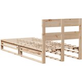  Okvir kreveta bez madraca 75 x 190 cm od masivne borovine | shoptok.hr