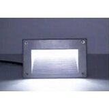 Generic Ugradna aluminijumska LED zidna lampa 3W IP65 – hladno belo 6500K Cene