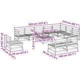  11-dijelni set vrtnih sofa od impregnirane borovine | shoptok.hr