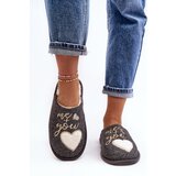 Boto Women's Classic Slip-on Slippers Gray Mabira Fleece-lined | ePonuda.com
