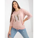 RELEVANCE Blouse-RV-BZ-8182.03X-light pink