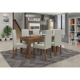 ADRK Blagovaonski set RODOS 56 s proirivim stolom i 6 stolica - HRAST LEFKAS | shoptok.hr