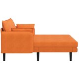  Preveliki šezlong Narančasta Baršunasta tkanina - Narančasta 101 cm | shoptok.hr