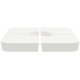 4-dijelni set suncobrana za križni suncobran 100 kg PP | shoptok.hr