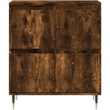  Komoda boja dimljenog hrasta 60 x 35 x 70 cm konstruirano drvo | Eponuda.com