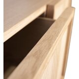 Hübsch Pomoćni stol u dekoru hrasta u prirodnoj boji 38x150 cm Herringbone – | shoptok.hr