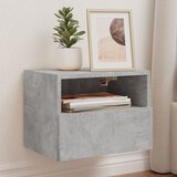  Zidni TV ormarići 2 kom siva boja betona 40 x 30 x 30 cm drveni | shoptok.hr
