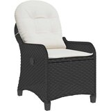  Naslonjač s jastukom Crna 56 x 66 x 95 cm poliratan | shoptok.hr