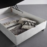 Mömax Postelja Boxspring Oviedo, Svetlo Siva, 140x200 | Shoptok.si