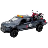  Avto za igro Pickup z motorjem na prtljažniku 1:12 - siva | Shoptok.si