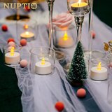NUPTIO 12x stekleni svečniki za čajne svečke | Shoptok.si