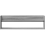  Polica za časopise s policom 2 pcs Siva Sonoma 100 x 12 x 30 cm | shoptok.hr