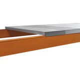 eurokraft pro Polica za paletne regale, plošča iz jeklene pločevine, za dolžino nosilca 1825 mm, globina regala 900 mm | Shoptok.si