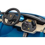  Licenciran akumulatorski avto Lamborghini SIAN 4x100W - dvosed - moder | Shoptok.si