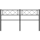  Metalno uzglavlje crno 135 cm | shoptok.hr