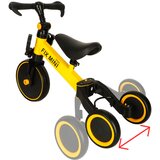  Sklopivi multifunkcionalni tricikl Fix Mini 3u1 - žuti | Shoptok.si