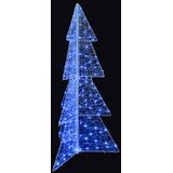  Božićno drvce s 160 LED svjetlima Plava 150 cm Akril | Eponuda.com