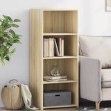  Visoka komoda boja hrasta sonome 50x41x124 cm konstruirano drvo | shoptok.hr