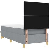  s opruga kutije Svijetlo siva 200 x 90 cm tkanina | shoptok.hr