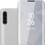 Cadorabo Ohišje, združljiv s Samsungom v Agate Silver - Clear View Zrcalo Zaščitni pokrov s funkcijo stojala 360 stopinj zaščita, (20568765) Cene