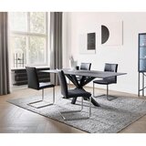 Livetastic JEDILNA MIZA, črna, temno siva | Shoptok.si