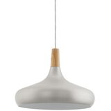 Eglo sabinar visilica/1, e27, prečnik 400, srebrna-brušena/drvo | Eponuda.com