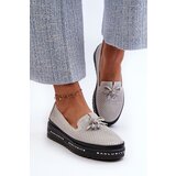 S. BARSKI Shiny Women's Leather Loafers on Platform S.Barski | Shoptok.si