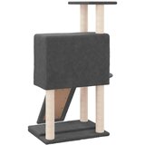  Penjalica za mačke sa stupovima za grebanje tamnosiva 96 cm | Eponuda.ba