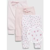 GAP Baby sweatpants mix organic, 3 pcs - Girls Cijene