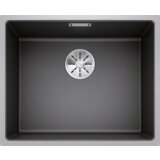 Blanco pomivalno korito SUBLINE 500-IF SteelFrame InFino SILGRANIT z daljinskim upravljalnikom. prim. (dvigalo iz nerjavečega jekla, brušeno) - KAVA | Shoptok.si