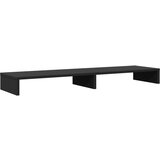 vidaXL Stalak za monitor crni 100 x 27 x 10 cm od konstruiranog drva | shoptok.hr
