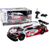  Auto na daljinsko upravljanje Sports Car 1:16 Drift sa promjenjivim kotačima - bijelo/crveni | shoptok.hr