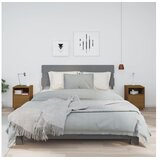  Noćni ormarići 2 kom boja meda 40x34x55 cm od masivne borovine | shoptok.hr