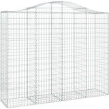  Lučne gabionske košare 11kom 200x50x160/180cm pocinčano željezo | shoptok.hr