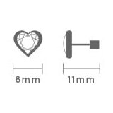 Vuch MyHeart Silver Earrings | Shoptok.si