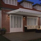  Skrovita tenda Bijelo 600 × 300 cm Poliester i metal | shoptok.hr