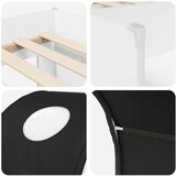  Krevet s Tunelom 4 pcs Bijela i crna Konstruirano drvo | shoptok.hr
