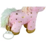 Unicorn Plush Sleeping Animal Lullaby Pink With Stars Set | shoptok.hr