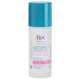 Roc Keops Sensitive dezodorant roll-on za občutljivo kožo 48h 30 ml | Shoptok.si