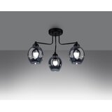 Sollux SL.1144 - Luster na šipci FILLAN 3xE27/60W/230V crna | Eponuda.com