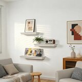 JUJOYBD 3-delni set ozkih plavajočih stenskih polic | Shoptok.si