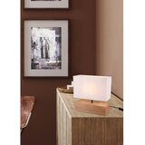 Trio Leuchten Bijela/u prirodnoj boji stolna lampa s tekstilnim sjenilom (visina 30 cm) Woody – | shoptok.hr